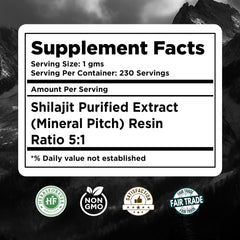 Herbsforever Shilajit powder bulk pack highlighting first-rate quality.