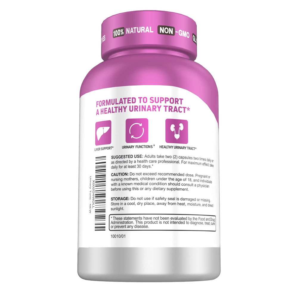 Herbtonics capsules closeup – cranberry PACs for bladder wellness.