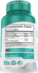 Herbtonics Oxygen-Based Colon Cleanse Apple Cider Vinegar bottle supports gut balance and gentle cleansing.