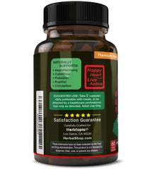 Herbtopia Eternal Health bottle label highlighting CoQ10 and K2 MK7