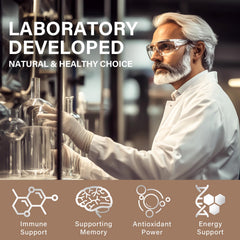 HerbX Methylene Blue packaging highlights gluten-free and non-GMO ingredients.