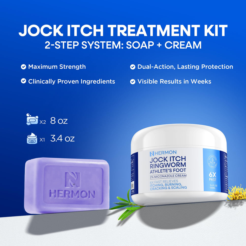 Hermon antifungal cream ringworm treatment close-up for targeted care.
