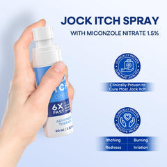 Hermon antifungal soap lather foam illustrates refreshing wash to remove sweat and odor.