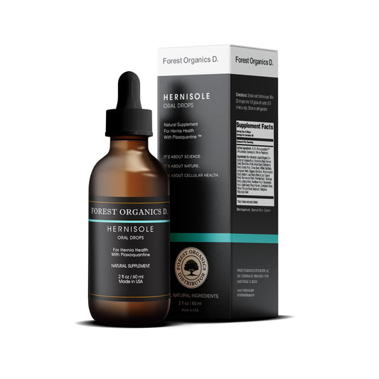 Hernisole 24-plant extract bottle supports general abdominal comfort