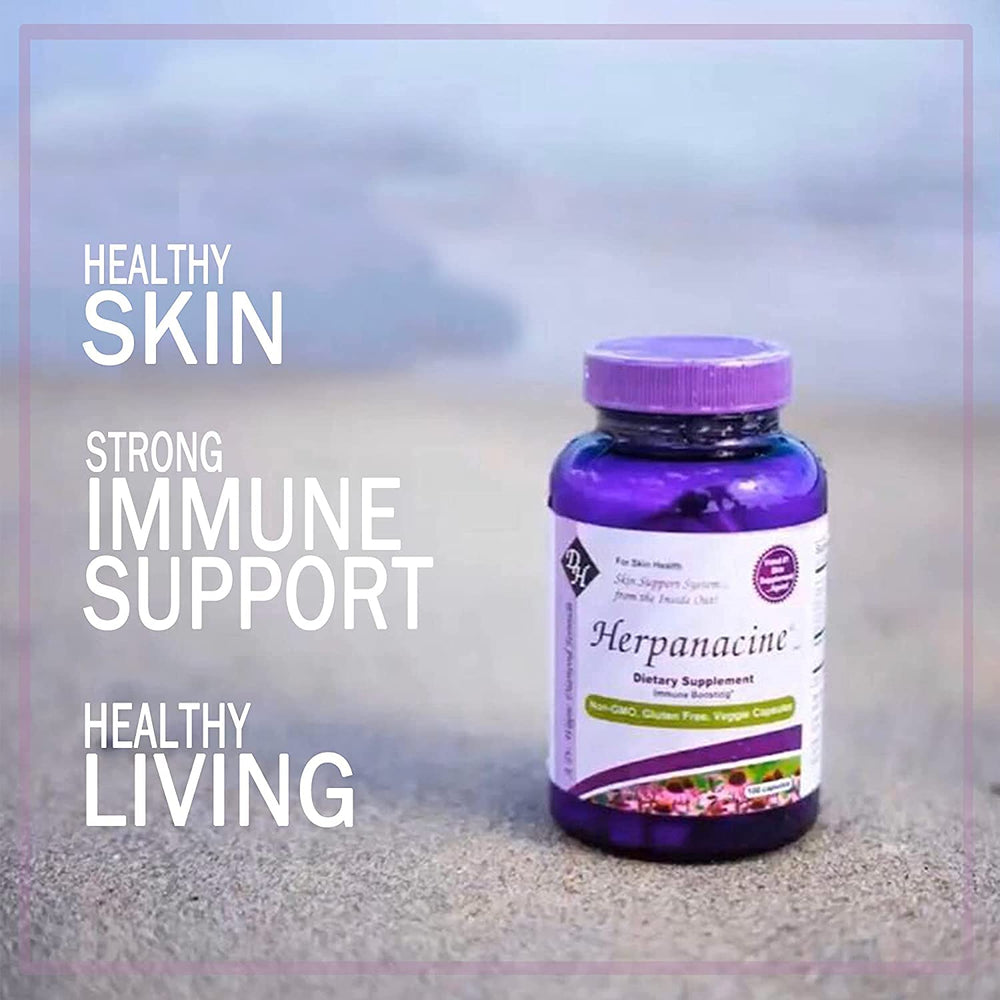 Herpanacine Diamond natural ingredients symbol emphasizes plant-based formulation