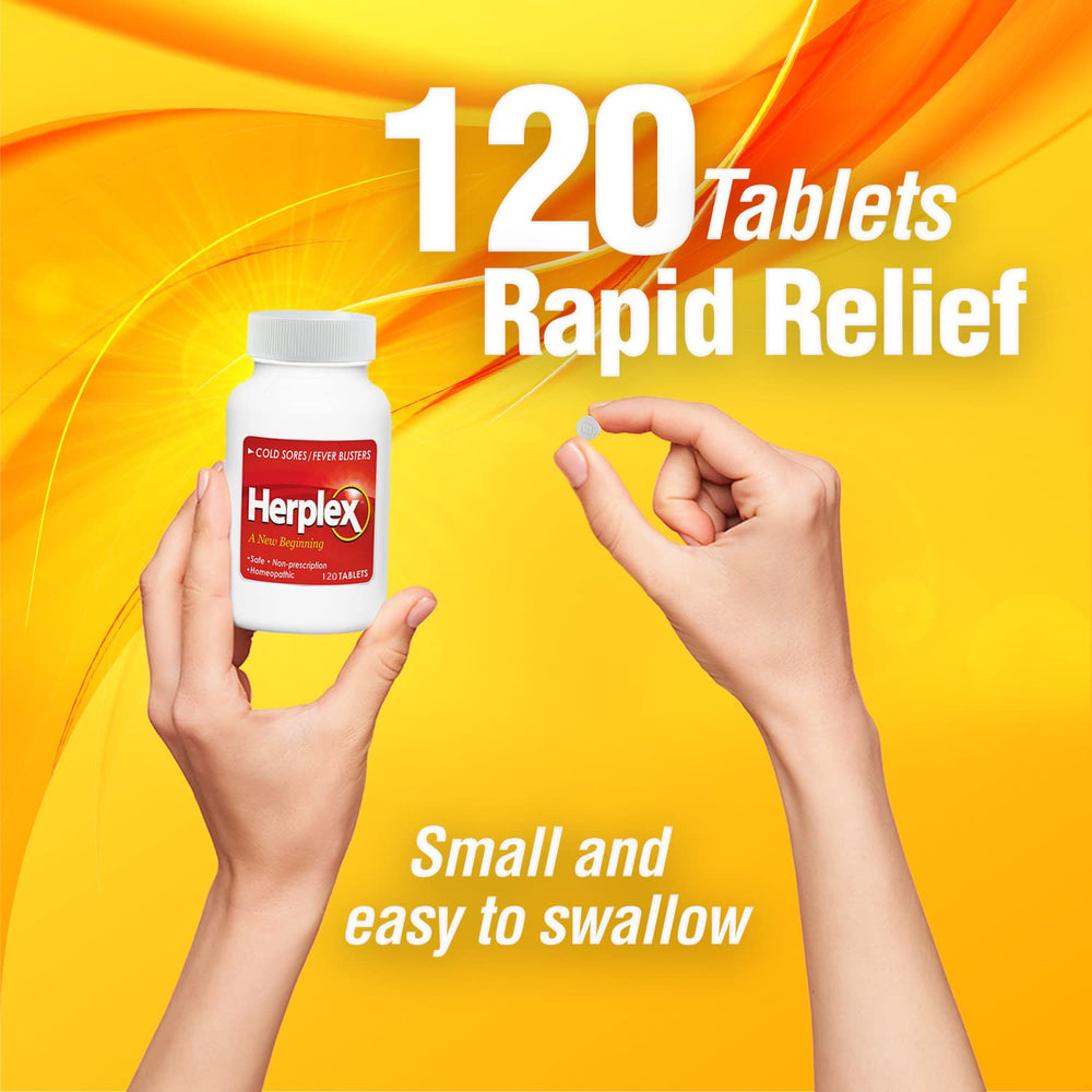 Herplex Premium Tablets in-use shot illustrating discreet daily use.