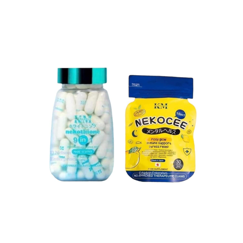 HerSkin Nekothione Glutathione 60 capsules for daily skin nourishment.