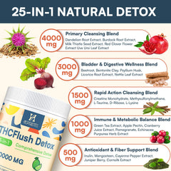 Hesperilyntis Detox Bottle shows the lime-flavored herbal formula for daily use.