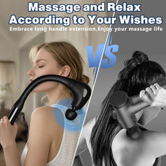 HESUSLA 10mm amplitude percussion massage gun relieves knots and deep tissue tension.
