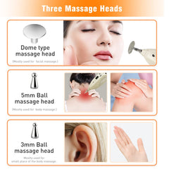 Heswea electronic acupuncture pen rechargeable battery enables cordless sessions.