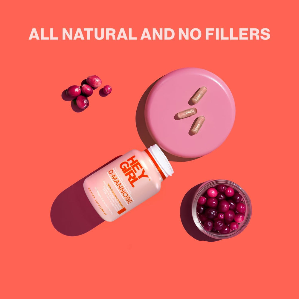 Hey Girl Nutrition lifestyle image: calm user with D-Mannose.