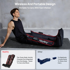 HEYCHY battery cases arranged with device for travel readiness
