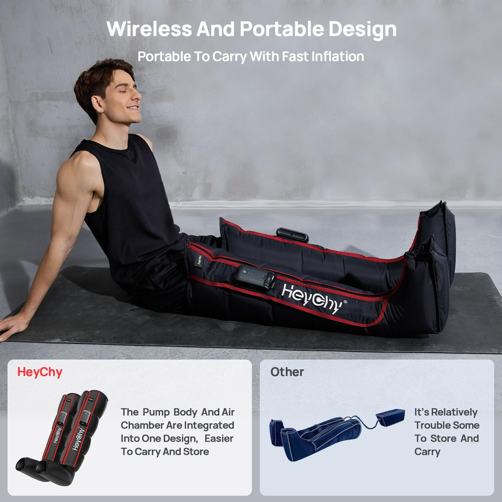 HEYCHY gentle massage modes support recovery after workouts.