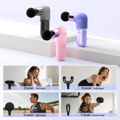 Four attachments and five speeds offer customizable muscle care on demand.