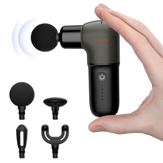 HEYCHY Super Mini Massage Gun with pocket design for on-the-go relief