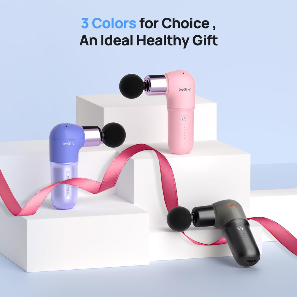 HEYCHY Super Mini Massage Gun skin-friendly grip for comfortable handling