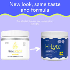 Hi-Lyte K1000 powder dissolving in water for quick hydration.