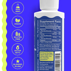 Hi-Lyte K500 compact bottle on desk with glass ready to hydrate.