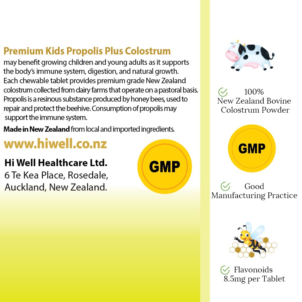 Hi Well Kids tablets on hand—easy chewable wellness routine.