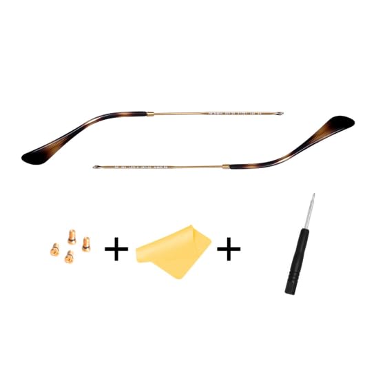 HiCycle2 four screws for Ray-Ban replacement; easy assembly and reliable fit