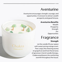Hidden Label Reusable glass jar with crystals for DIY crafts after burning