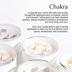 Hidden Label Wood-Wick Crystal Candle crackles softly for a cozy fireside vibe.