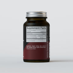 Closeup of HIFAS DA TERRA Mico-Rei capsules showing high-potency reishi extract.