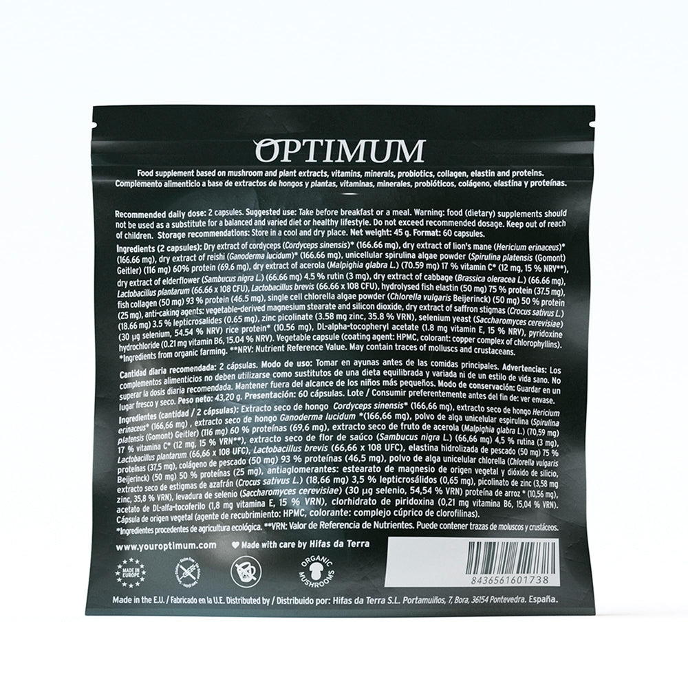 HIFAS DA TERRA Optimum Welcome Pack for Women capsules laid out for daily focus and energy