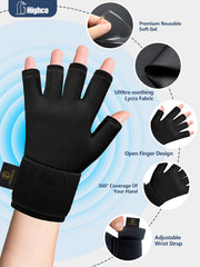 Highco fingerless design lets you type and use devices easily.