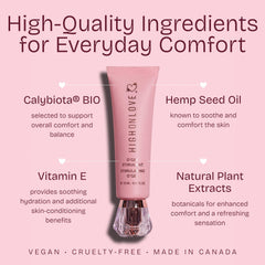HIGHONLOVE hemp-infused hydration supports daily comfort without heaviness.