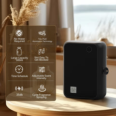 Hijoc diffuser Bluetooth control panel demonstrates easy customization for daily routines.