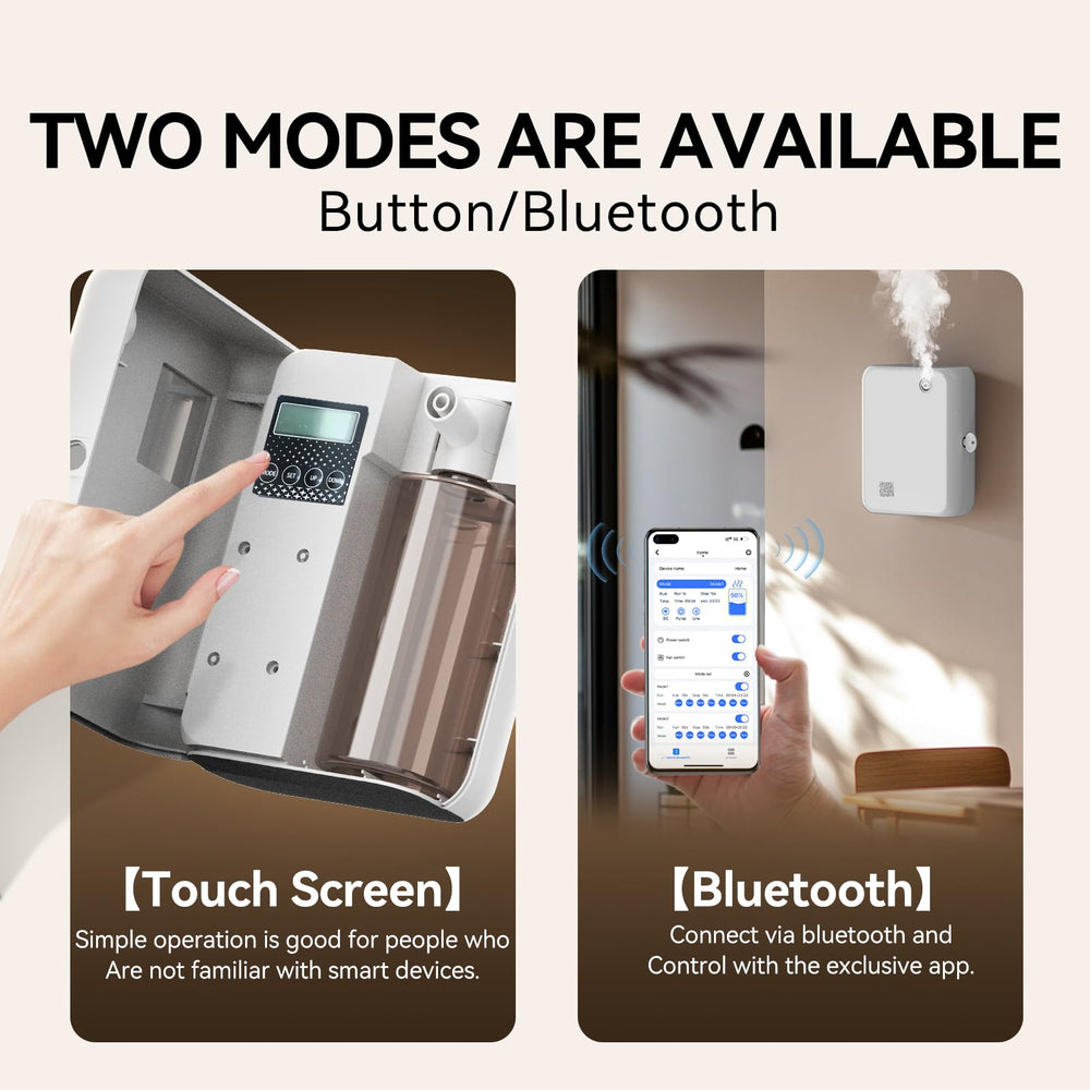 Hijoc waterless atomization technology delivers fine mist with quiet operation.