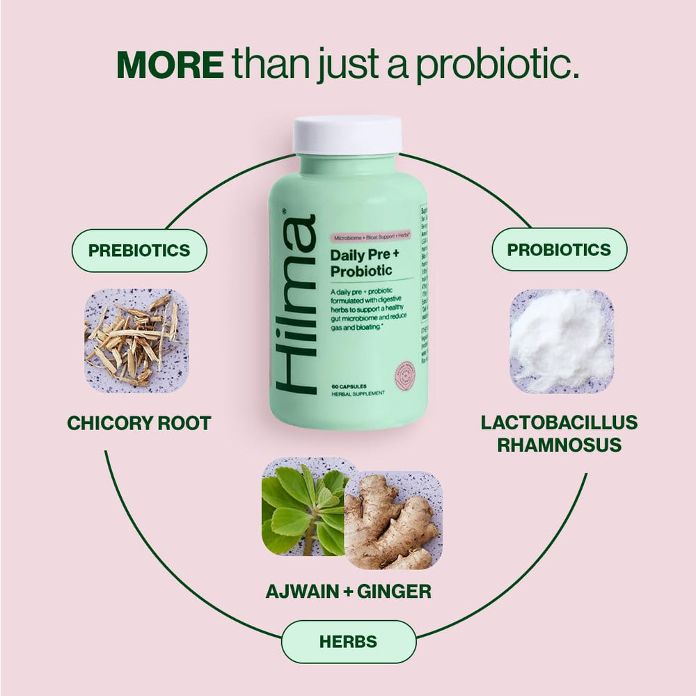 Hilma Pre and Probiotic label clean-label certification highlights natural ingredients
