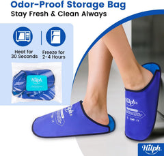 Hilph XL Pairing with compression socks for recovery demonstration.