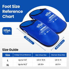 Hilph XL Use-case scenario with edema relief display.