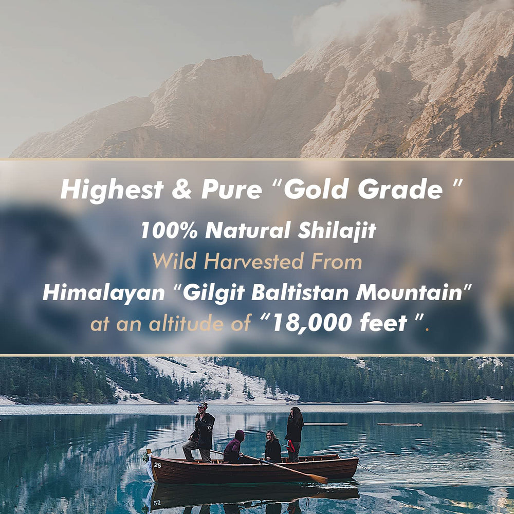 Hima Shilajatu minerals glow indicating 85+ trace minerals