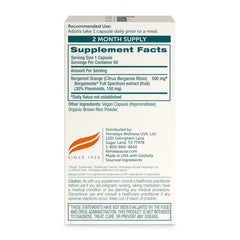 Himalaya Citrus Bergamot capsules close-up showing Bergamonte full-spectrum extract
