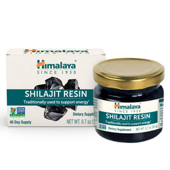 Himalaya Shilajit resin jar shows a compact 20 g jar ideal for energy support rituals.