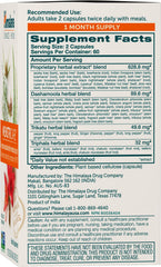 Close-up of Menstricare capsules in blister pack for convenient daily use.