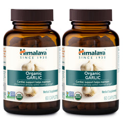 Himalaya Organic Garlic bottle front for daily immune support