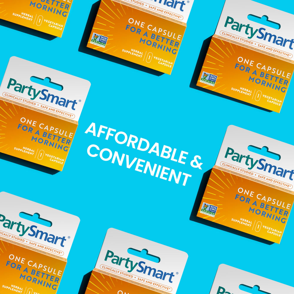 Himalaya PartySmart party-scene with pills ready for night out