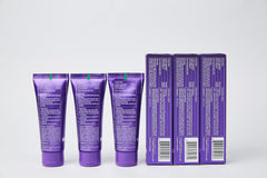HIMALAYA PINKSALT Purple toothpaste vanilla-mint flavor impression