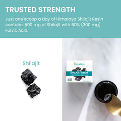 Close-up reveals natural resin texture ideal for mixing into beverages.
