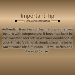 Himalayan Screwhorn Shilajit resin dissolving in warm water for easy use