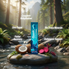 Ocean Splash sticks in a gym bag for quick hydration during workouts.