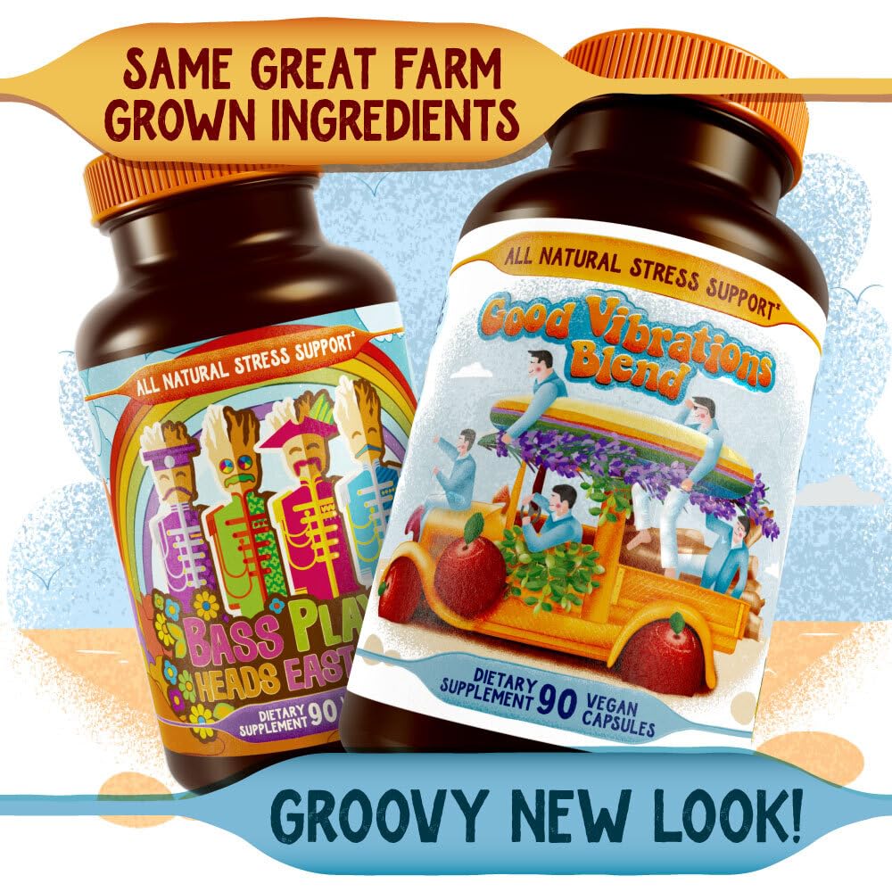Hippie Farms Good Vibrations lavender flowers signal soothing mood support.