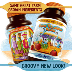 Hippie Farms Good Vibrations lavender flowers signal soothing mood support.