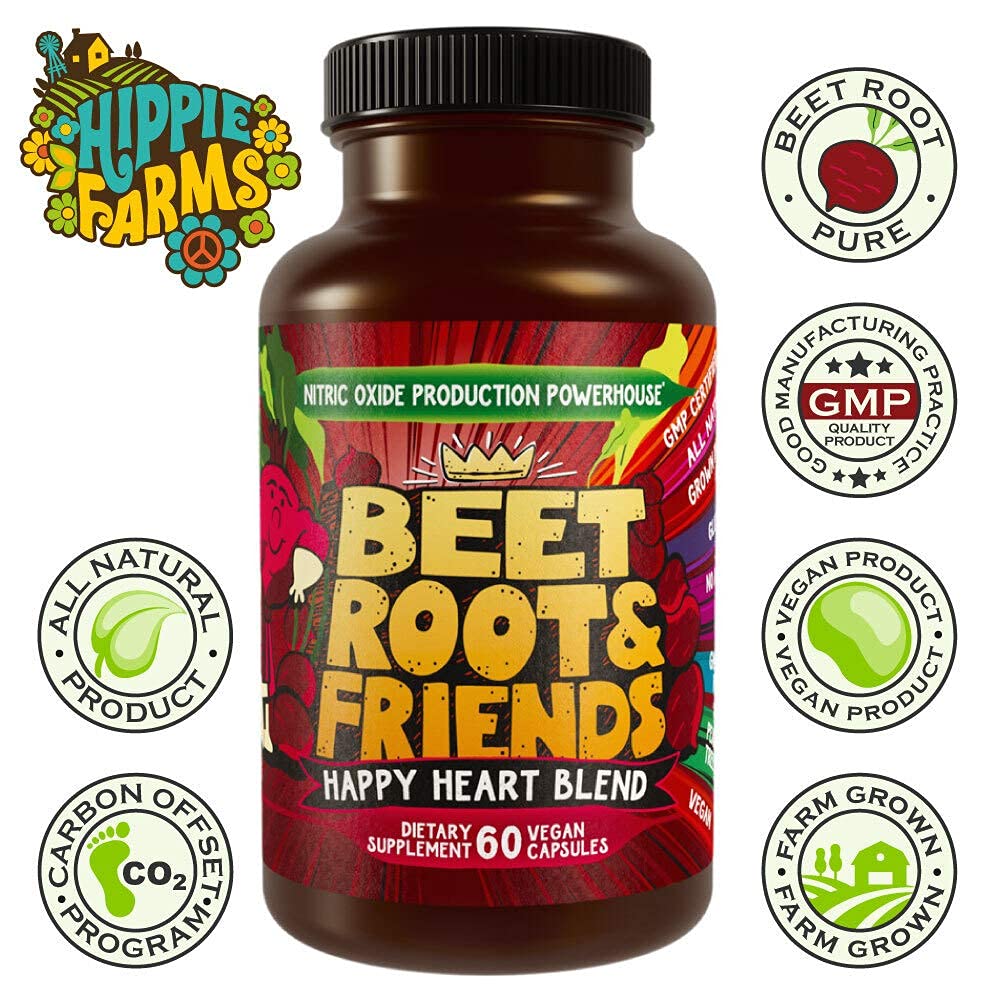 Hippie Farms logo and capsule bottle aligned with eco-conscious packaging