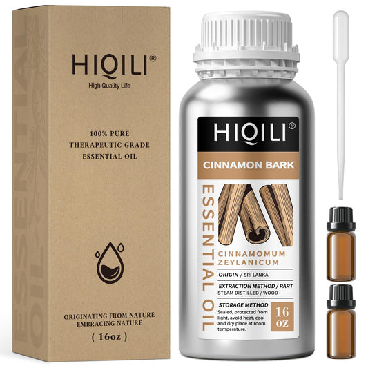 HIQILI Cinnamon oil bottle with drops for precise application and scent