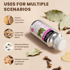 HIQILI clove essential oil supports hair care with a warm scent.